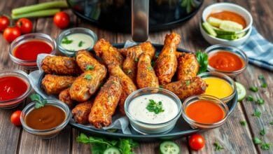 Frozen Chicken Wings in Air Fryer