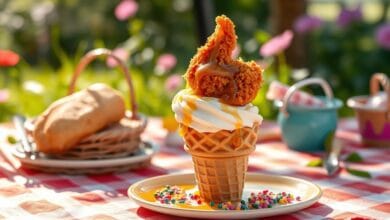 Fried Chicken Ice Cream