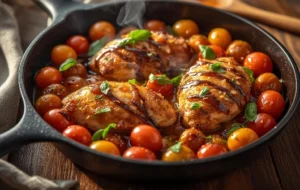 cherry tomatoes and chicken recipe