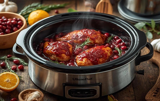 cranberry chicken recipe crockpot