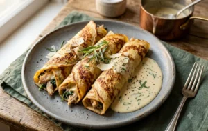 crepe with chicken recipe