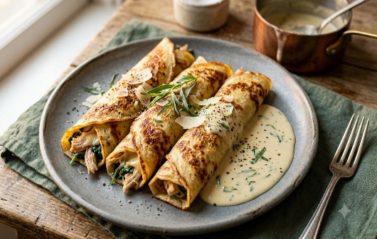 crepe with chicken recipe