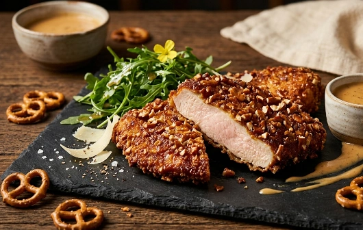 pretzel coated chicken recipe